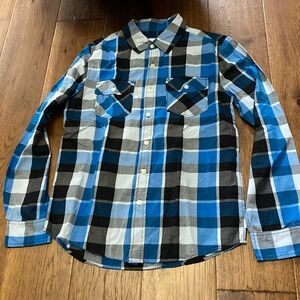 Warp and west plaid shirt